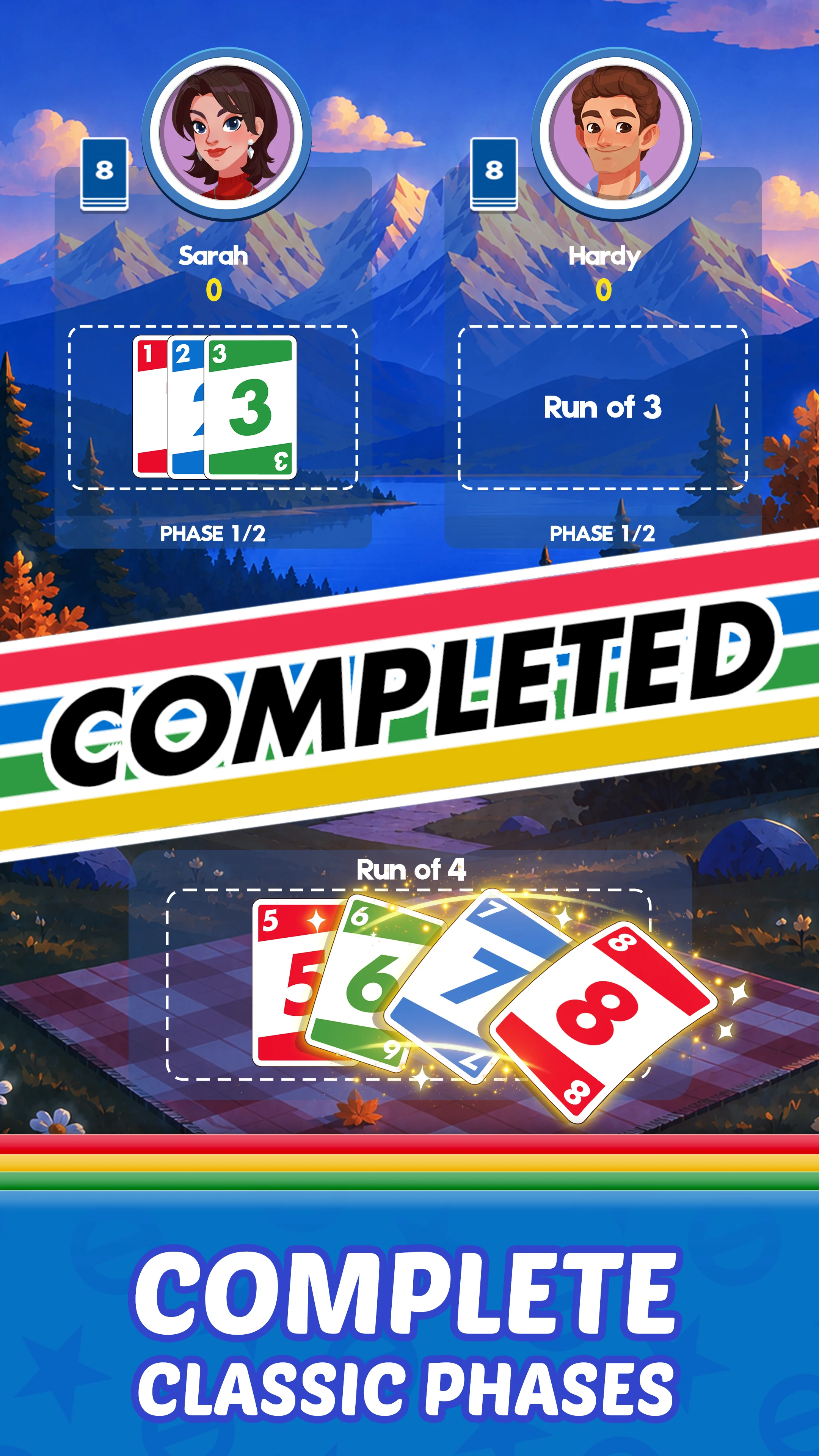 Phase 10: Casual Card Game screenshot